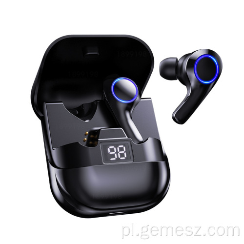 Nowe prywatne bezprzewodowe słuchawki douszne w kolorze czarnym